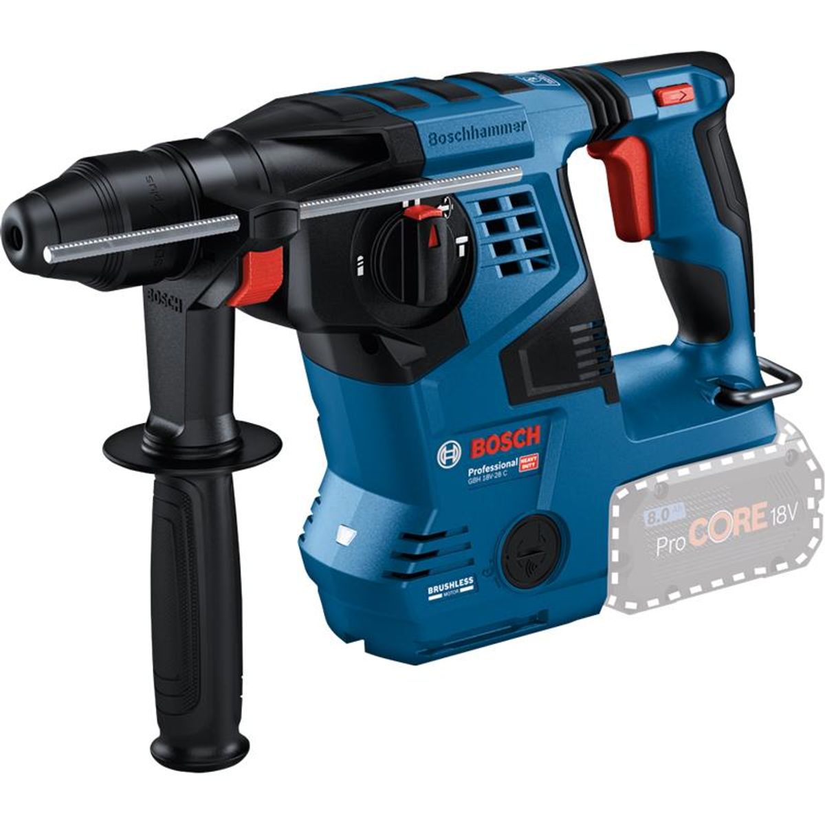 Bosch Batteridrevet borehammer med SDS plus GBH 18V-28 C Professional