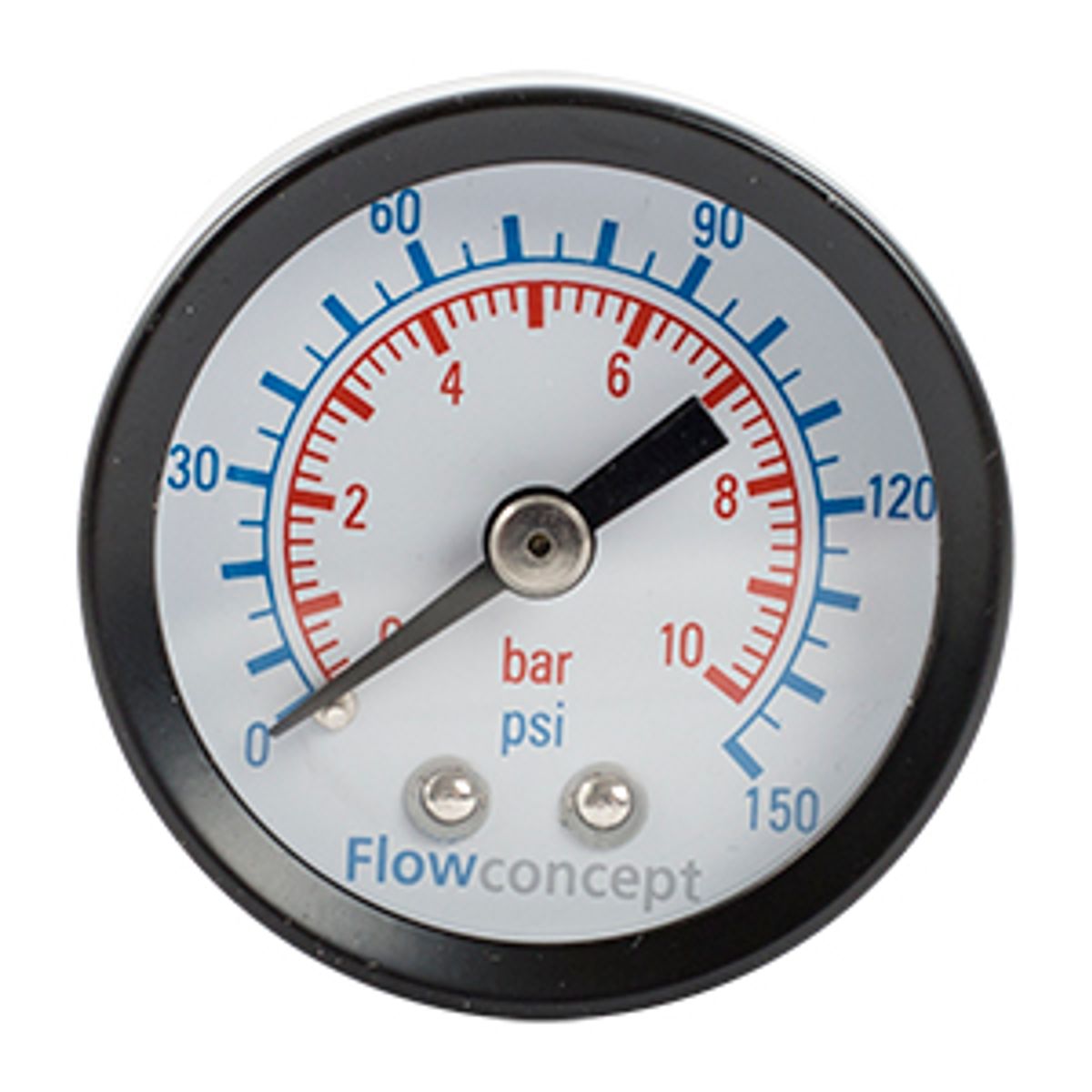 TJEP Manometer ø40, 0-10 bar 1/8"