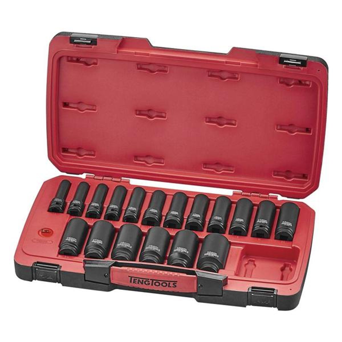 Teng Tools Slagtopsæt 1/2" firkantet drivenhed T9222L - 22 dele