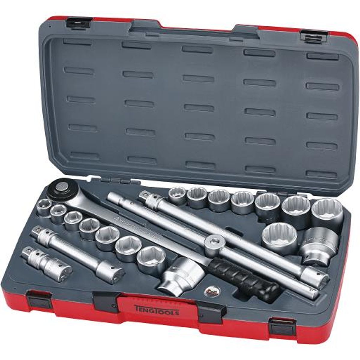 Teng Tools Topnøglesæt 1/2" T3422S med 22 dele