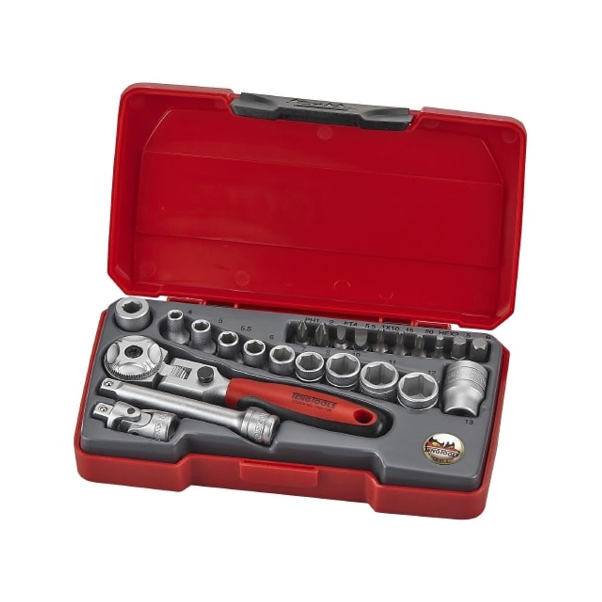 Teng Tools Topnøglesæt 1/4'' T1424S med 24 dele