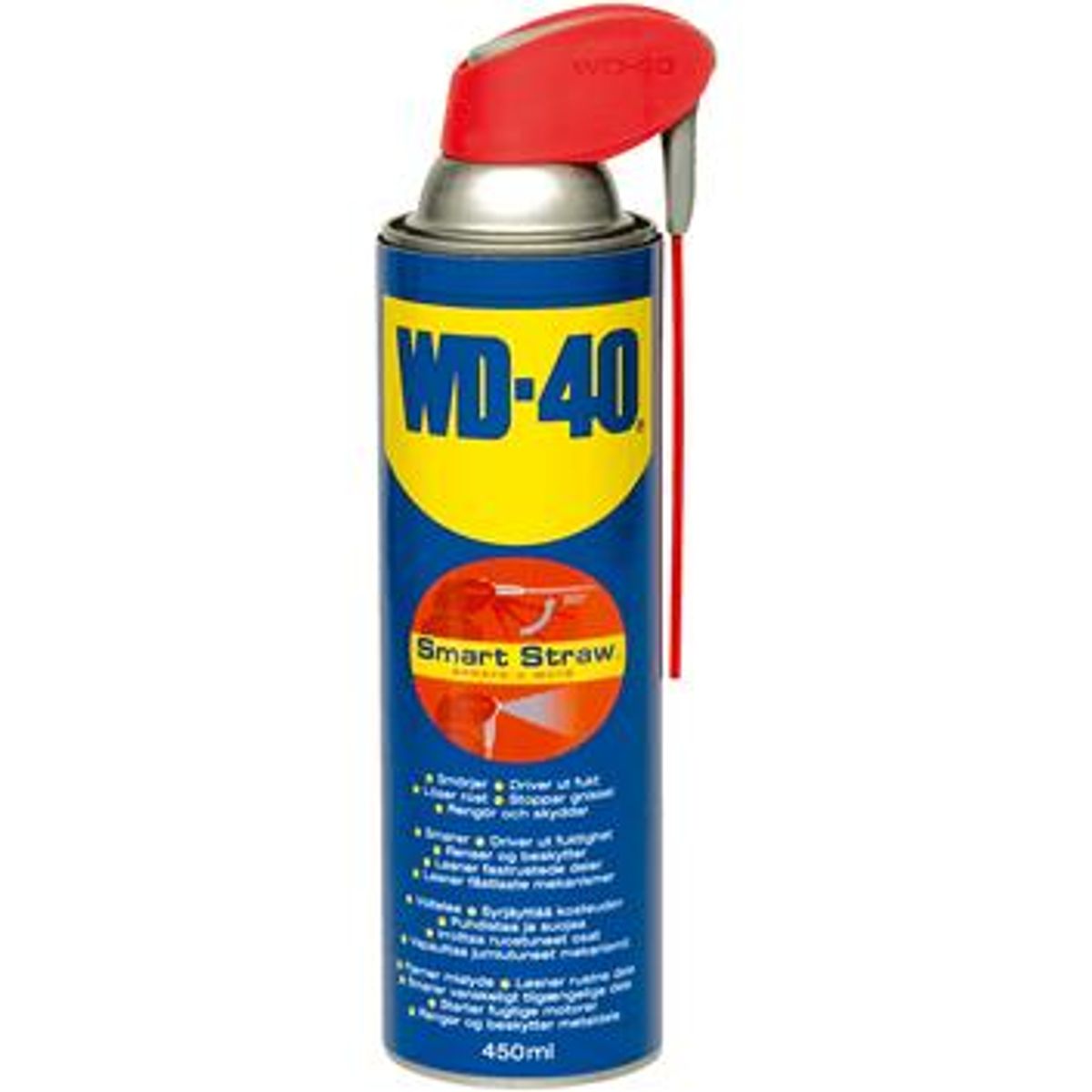 WD40 smøremiddel 450 ml smart straw