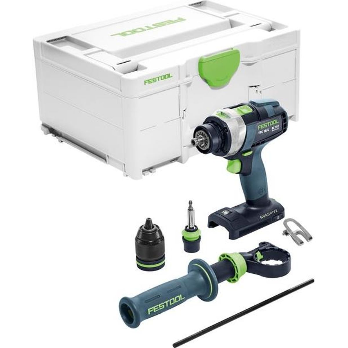 Festool akku slagbore-/skruemaskine TPC 18/4 I-Basic i Systainer3