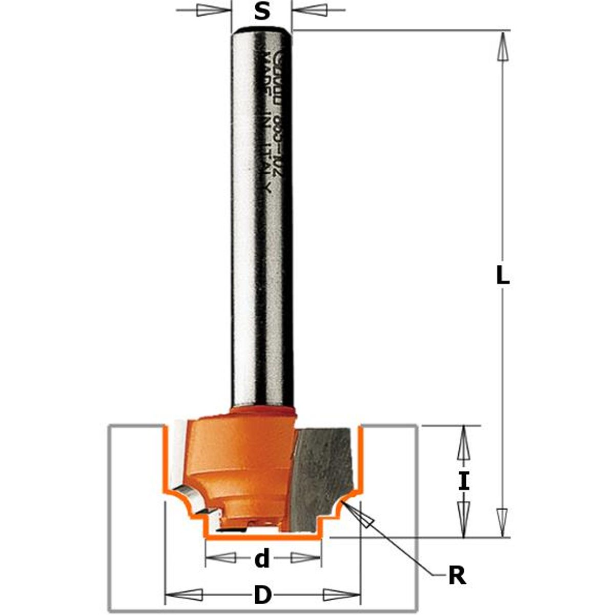 CMT Radieplatte 16x17,5x2 R2