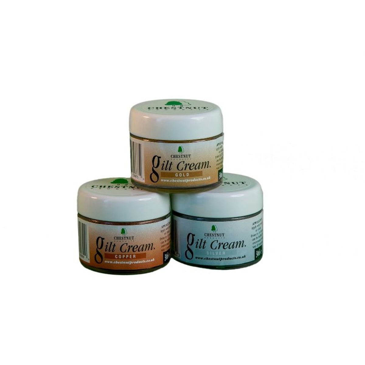 Chestnut Gilt Creme - Guld - 30 ml