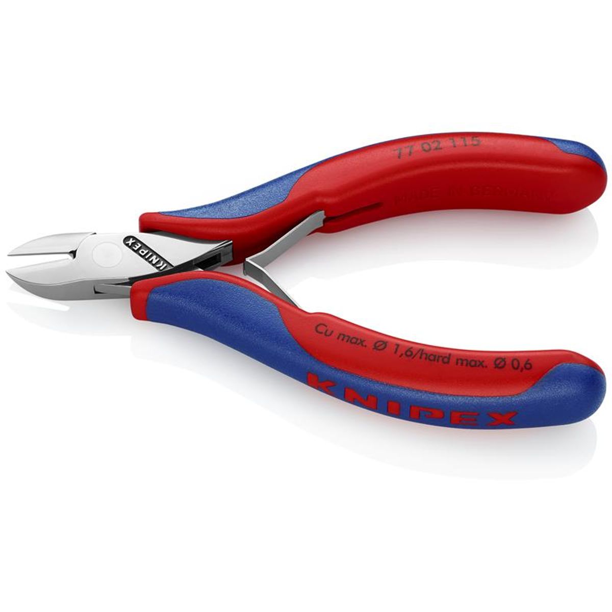 Knipex Elektronik-skævbider med flerkomponent-håndtag 115 mm