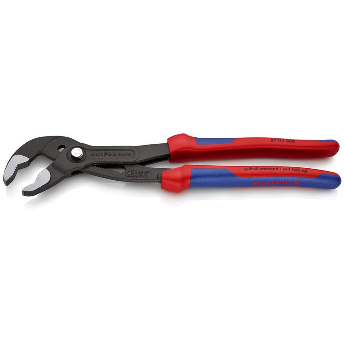 Knipex KNIPEX Cobra ® Hightech-vandpumpetang grå atramenteret, med flerkomponent-håndtag 300 mm