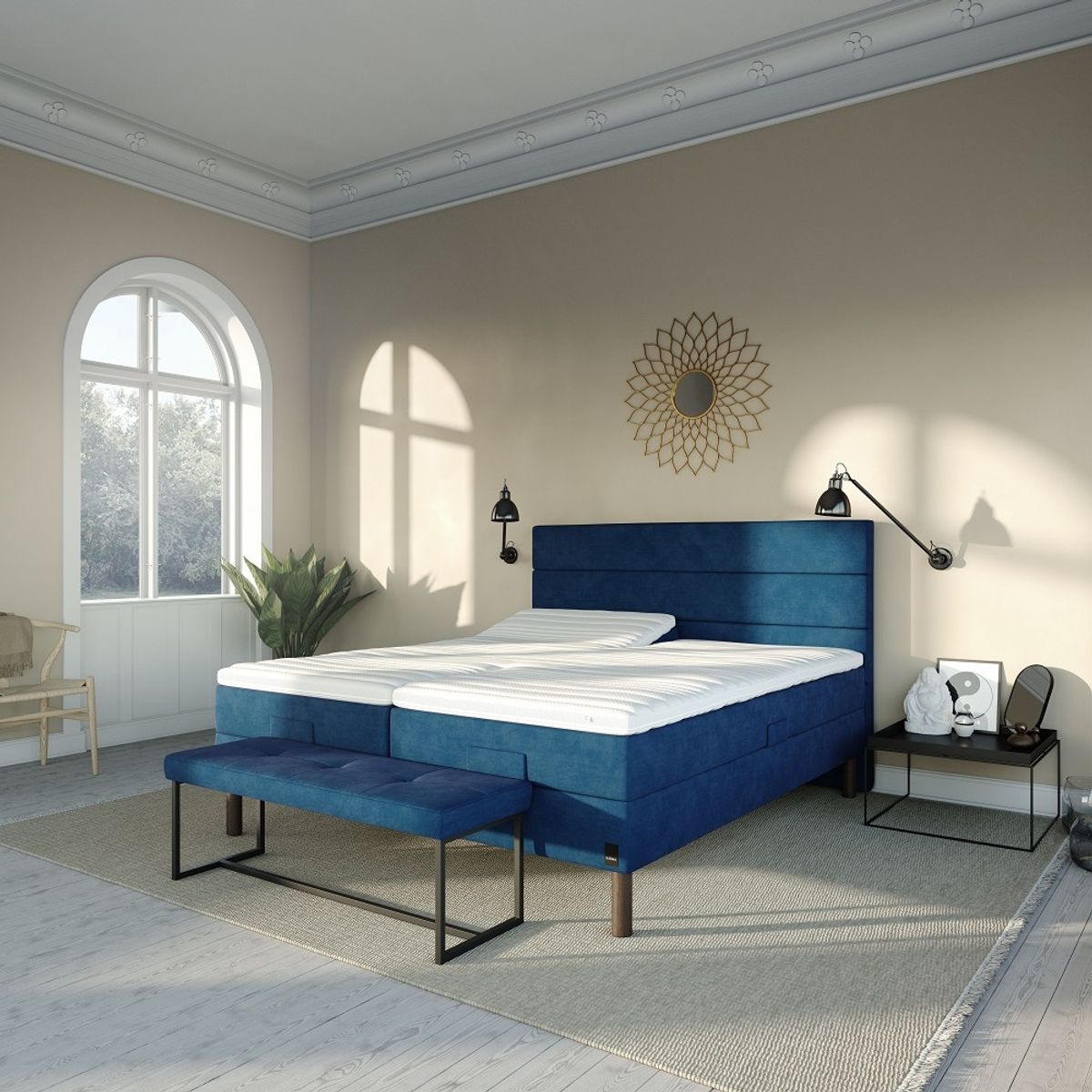 Livingbed - Karma Lux Elevationseng 140x200 cm - Inkl. Latex top