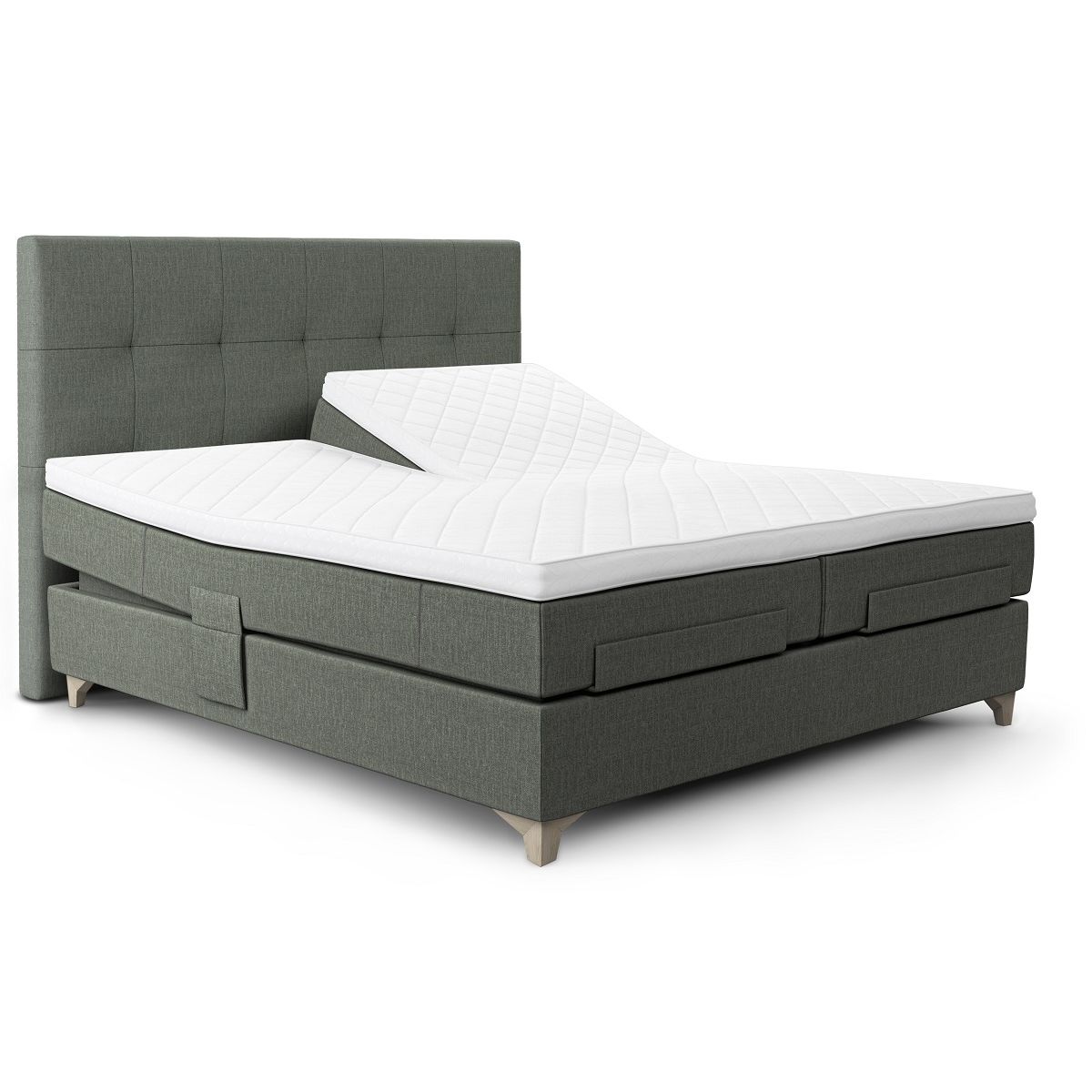 Jensen - Prestige Dream Elevationsseng 210 x 210 cm - For bedre nætter og god liggekomfort