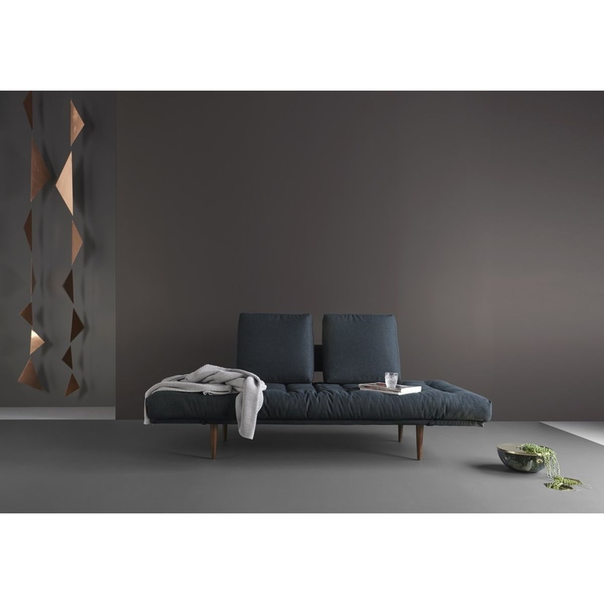 Innovation - Rollo Stylletto sovesofa 80x200 cm - Med fast betræk