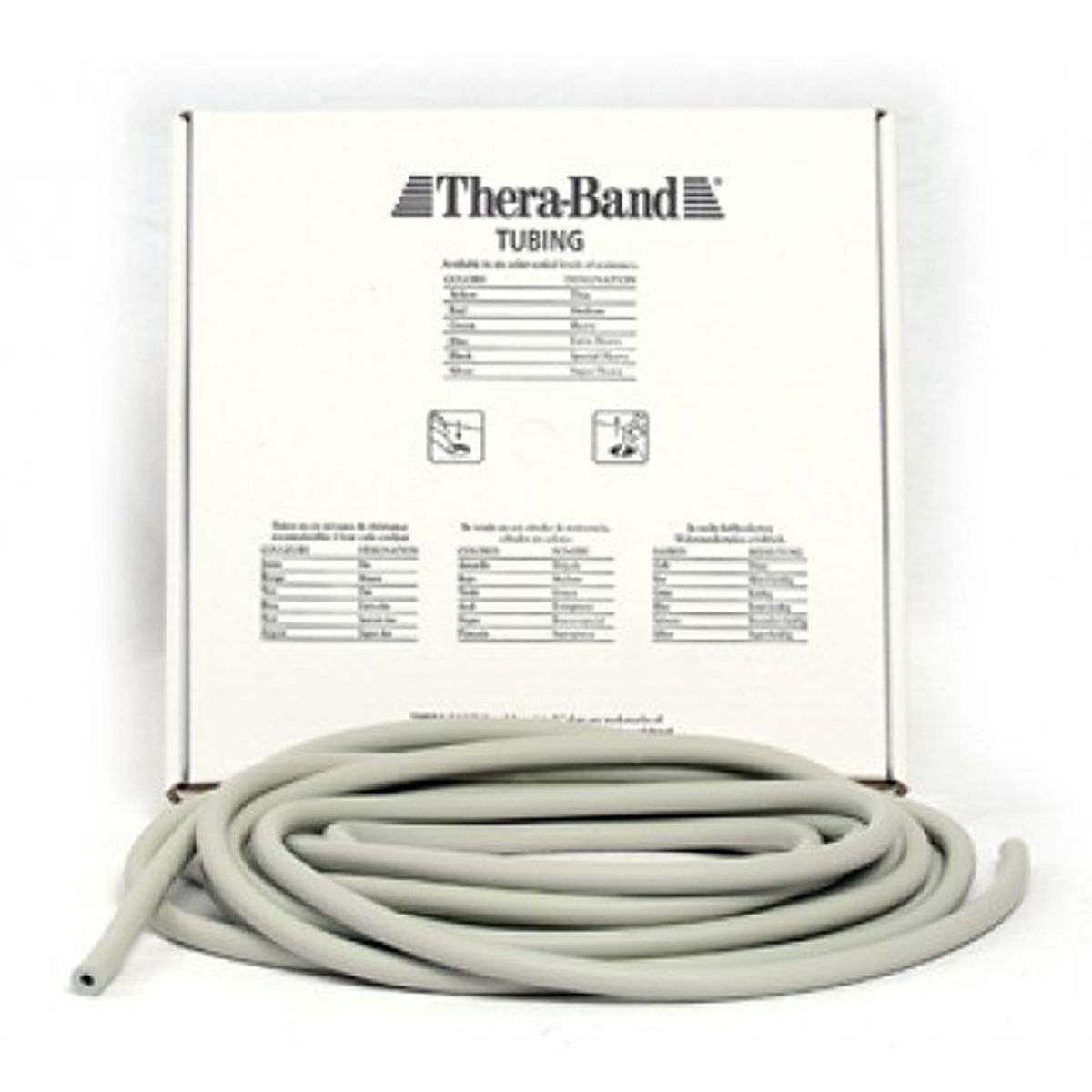 Thera-Band Tubing (Sølv - 30,5 m - Meget hård)