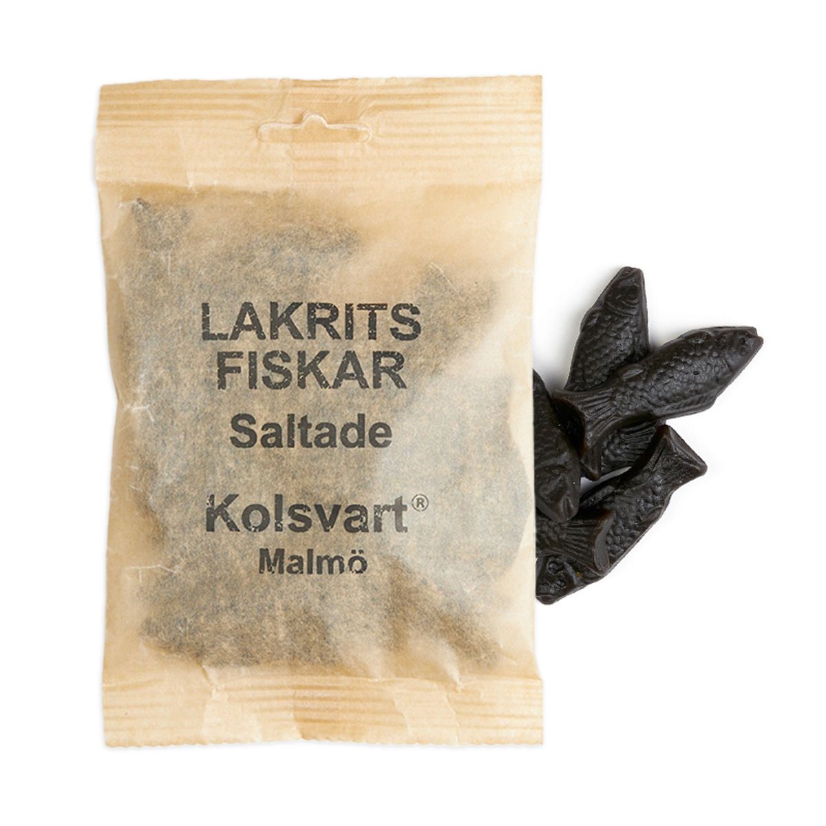 Kolsvart - Salte lakridsfisk