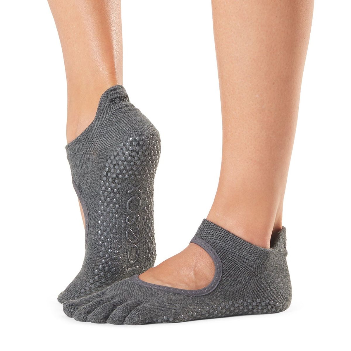 Toesox Fulltoe Bellarina Grip (Koksgrå - S)