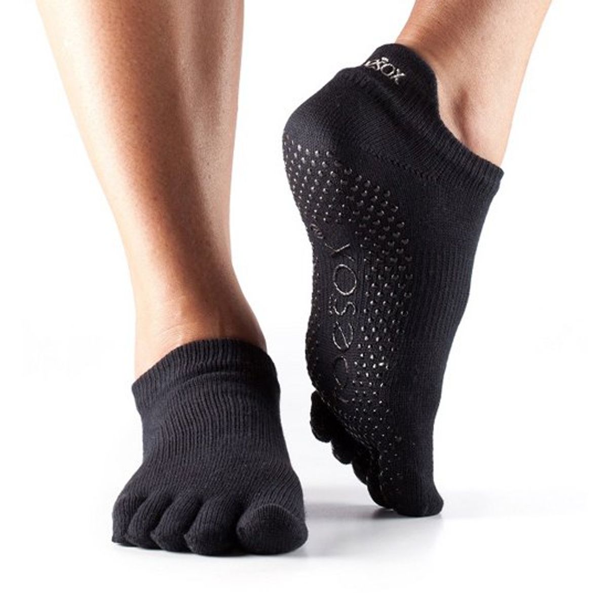 ToeSox Fulltoe Lowrise Grip (Sort - S)