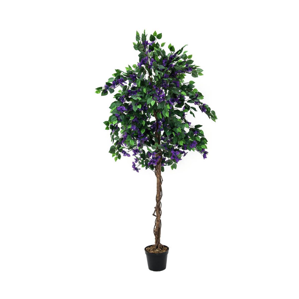 Bougainvillea kunsttræ 150 cm med lavendel farvede blomster