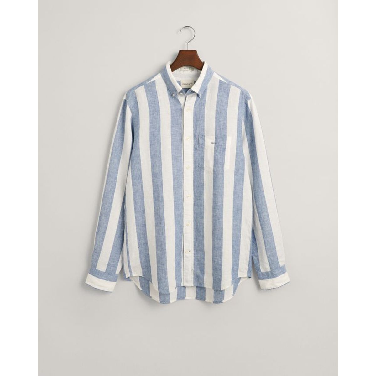 REG BOLD STRIPE LINEN SHIRT