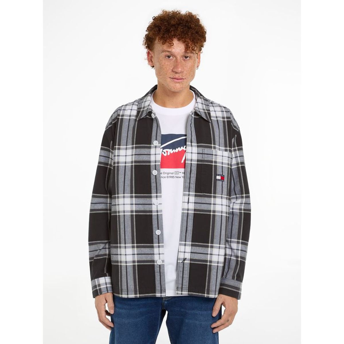 TJM BOLD CHECK OVERSHIRT EXT