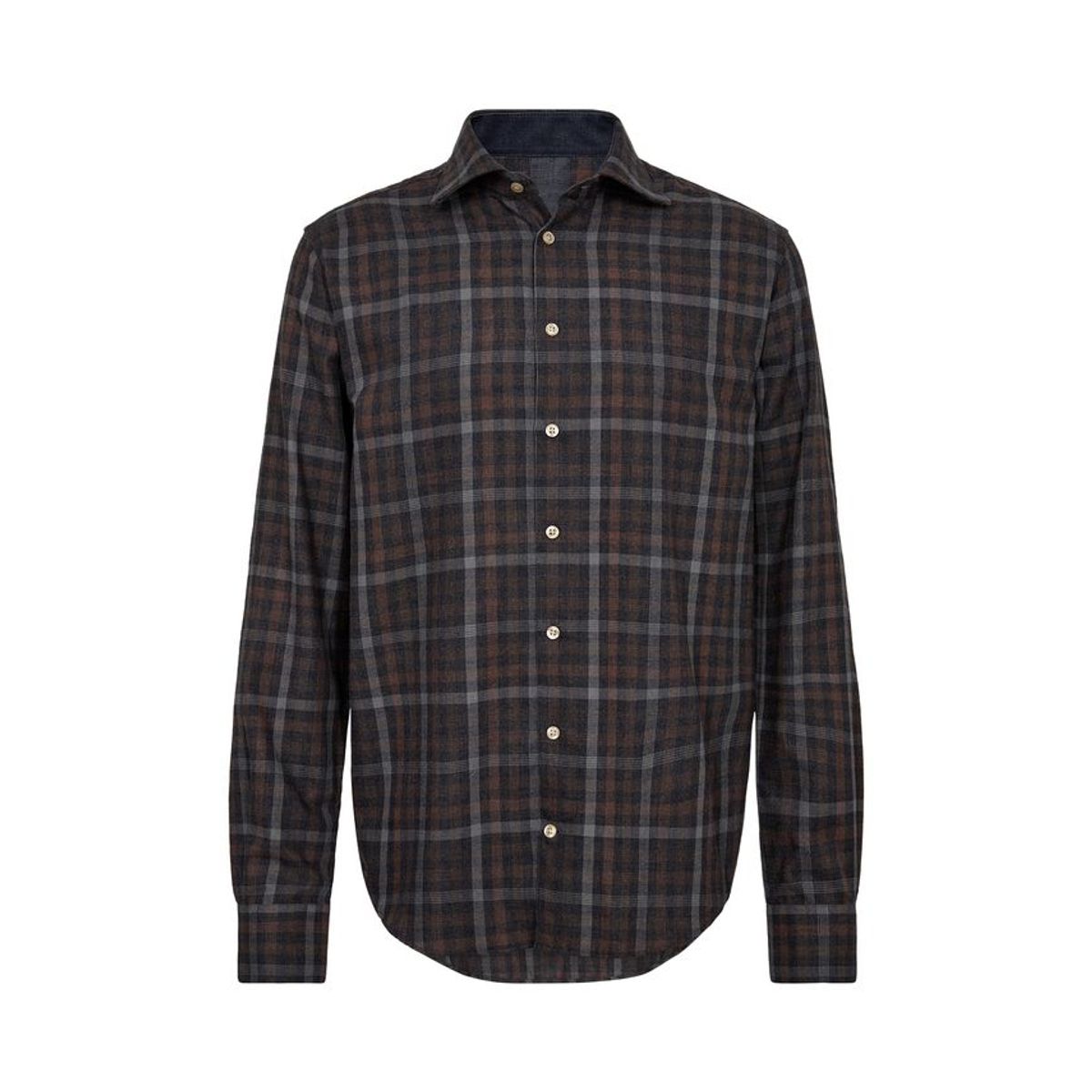 Modern fit l/s twill shirt