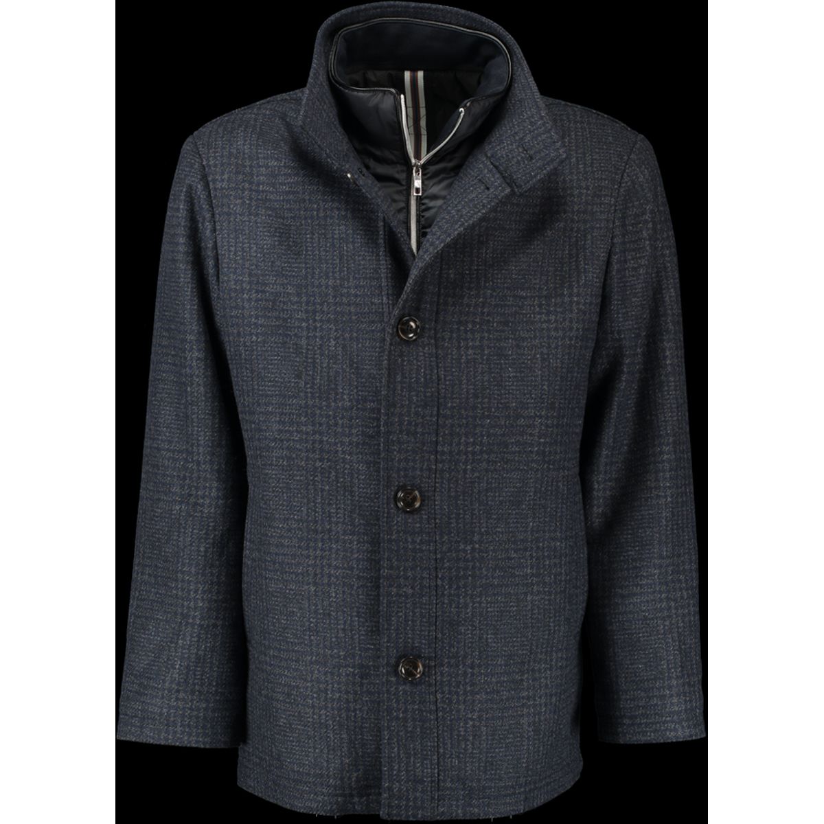 Regular fit wool jacket