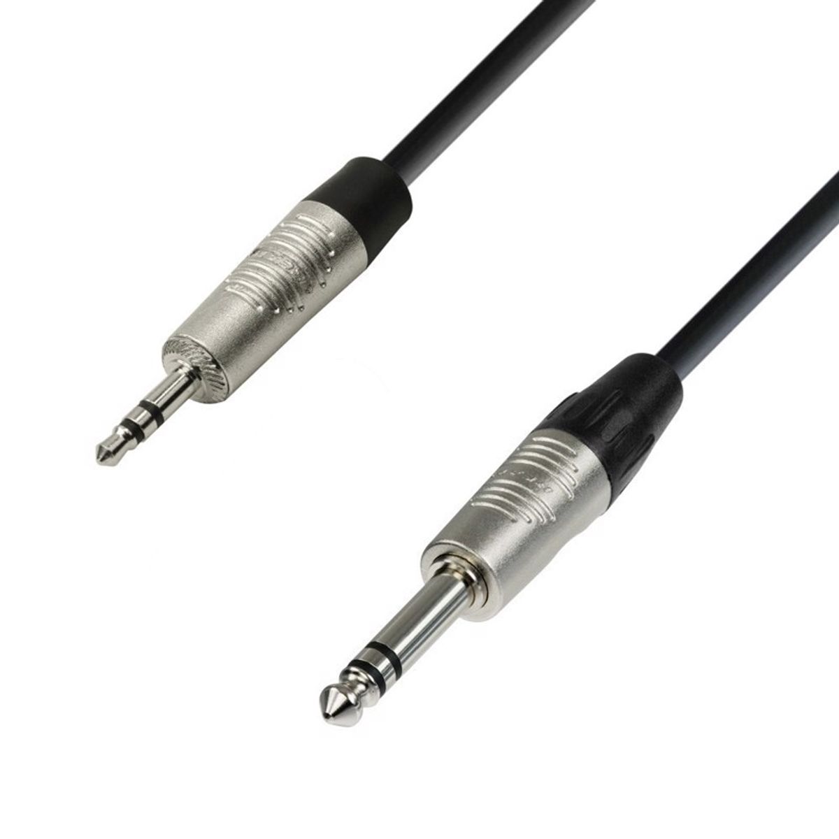 Balanced Audiocable REAN © 3.5 mm Jack Stereo to 6.3 mm Jack Stereo 1.5 m - Adam Hall Cables