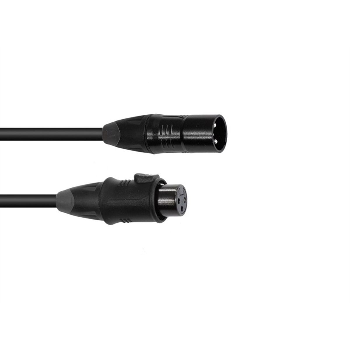 Udendørs DMX kabel. 3 pol XLR-XLR. 10 meter. IP65