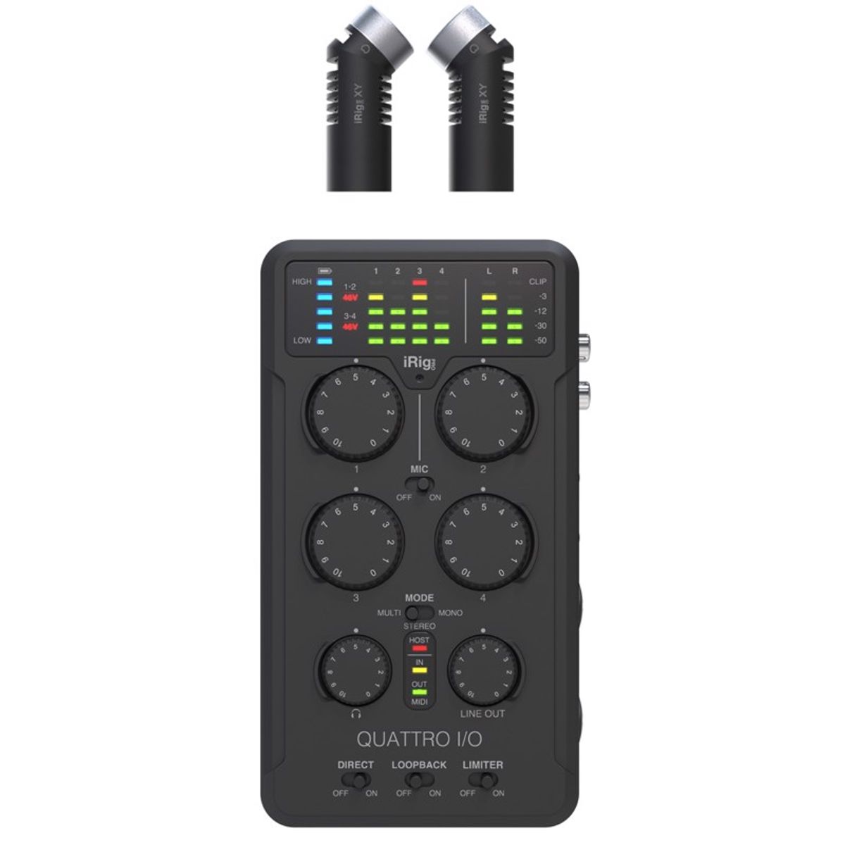 IK Multimedia iRig Pro Quattro I/O Deluxe