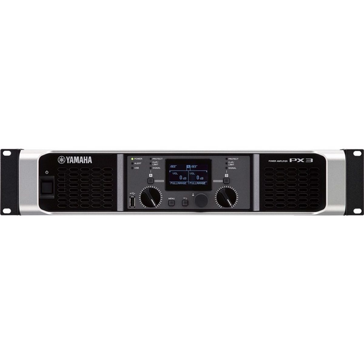 YAMAHA PX3 - 2x 500W at 4?. PEQ, crossover, filters, delay, and limiter