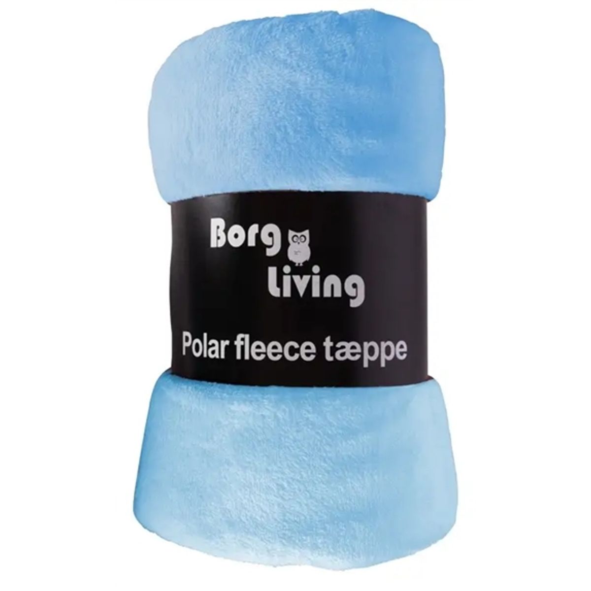 Fleece tæppe - Blå - 150x200 cm - Blødt og lækkert sofatæppe - Borg Living