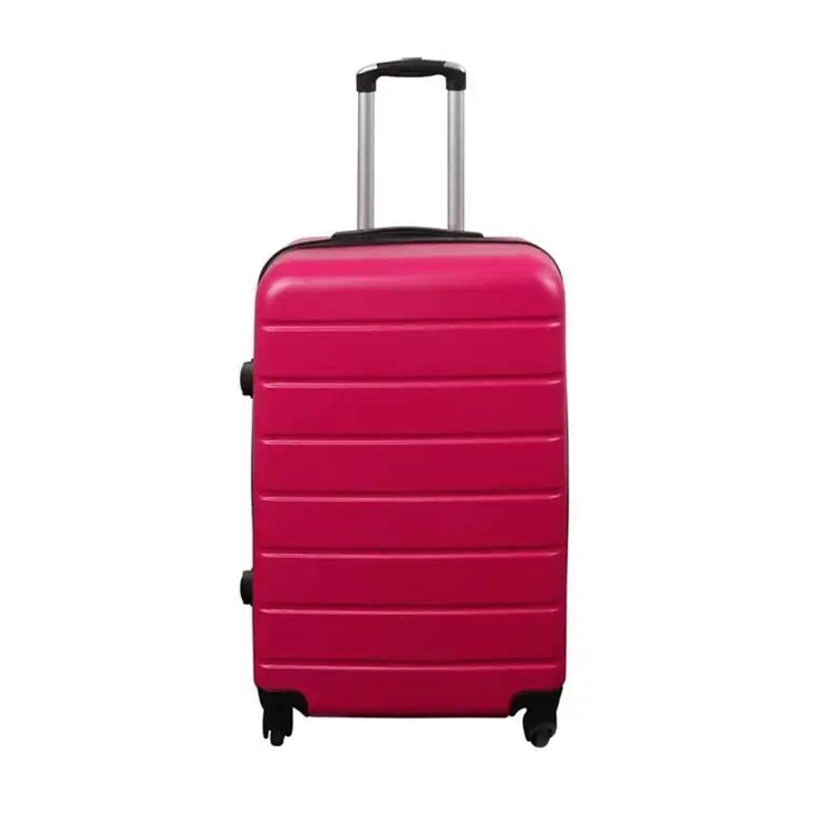 Kuffert - Hardcase kuffert - Str. Medium - Pink - Praktisk rejsekuffert