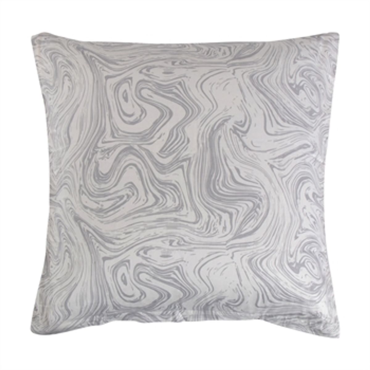 Pudebetræk 60x63 cm - 100% Blødt bomuldssatin - Marble light grey - Fra By Night