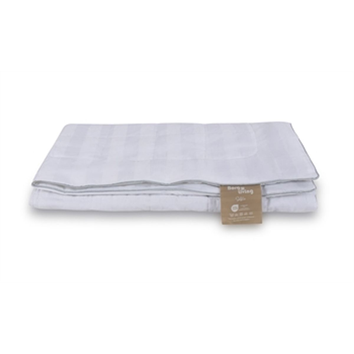 Baby sommer silkedyne med 100% Mulberry silkefyld - 70x100 cm - Temperaturregulerende sommerdyne fra Borg Living