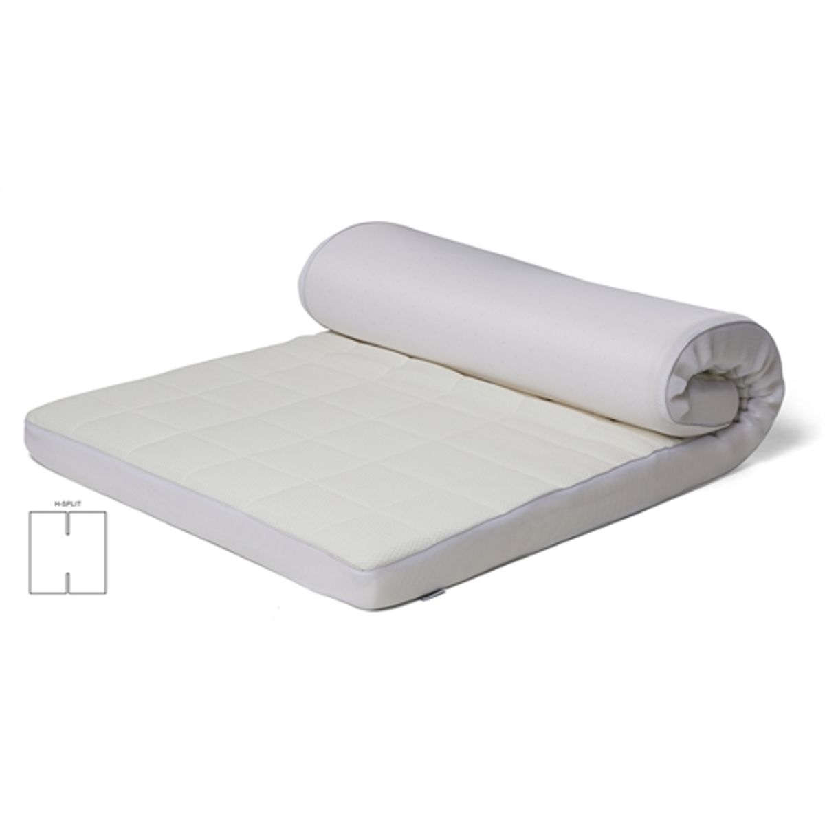 Latex H-split topmadras - 180x200 cm - 8 cm høj - Latex & naturlatex - Zen sleep topmadras til elevationsseng