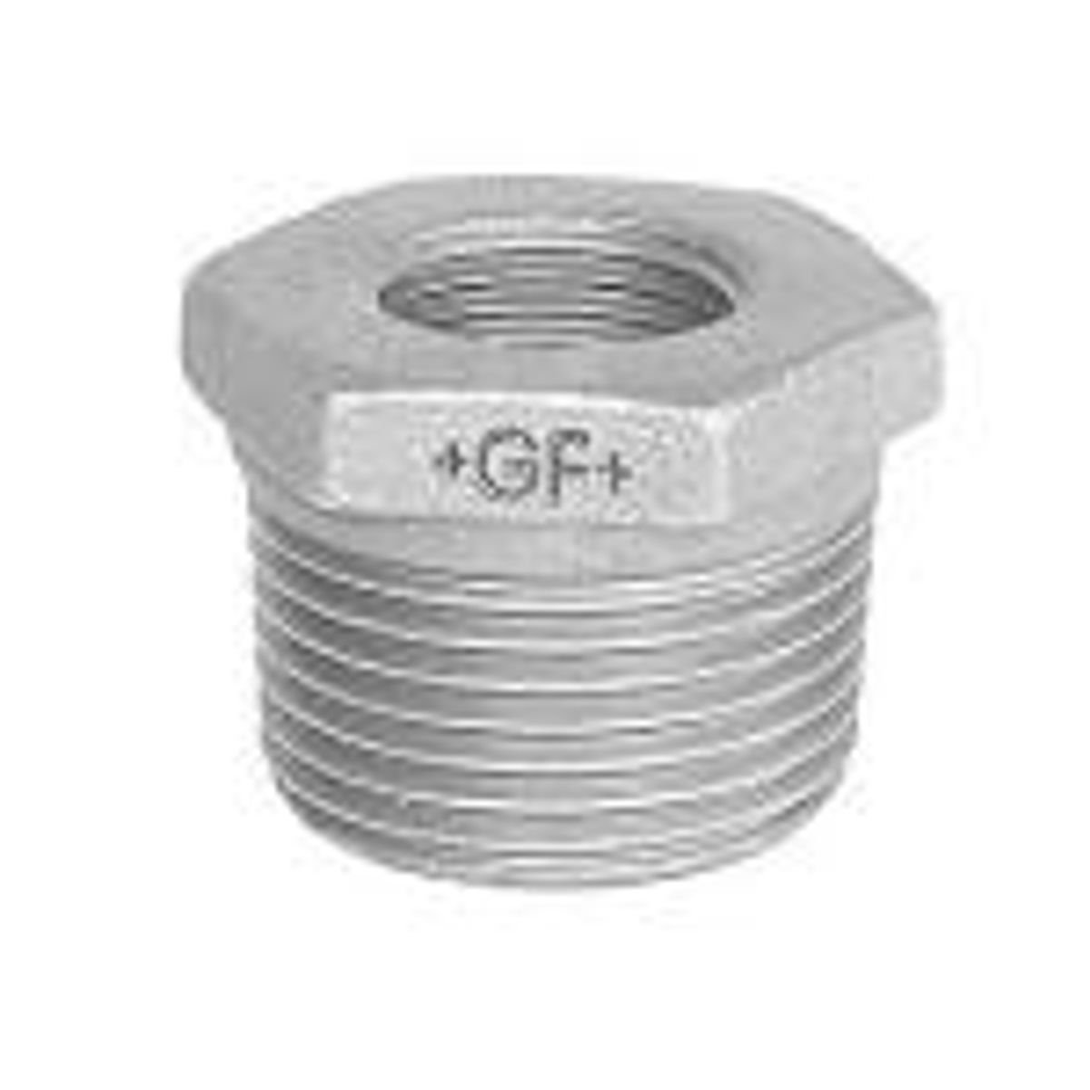 Georg Fischer nippelmuffe galvaniseret 3/8 - 1/4''