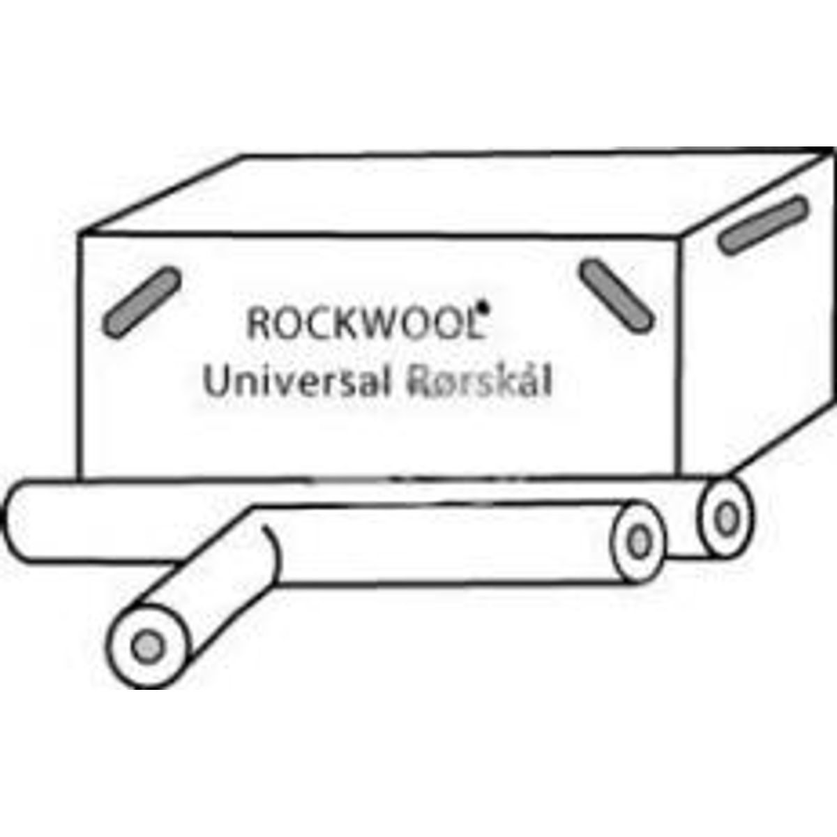 RW UNIVERSAL RØRSKÅL M/ALUTAPE 28 X 40 MM 1 METER