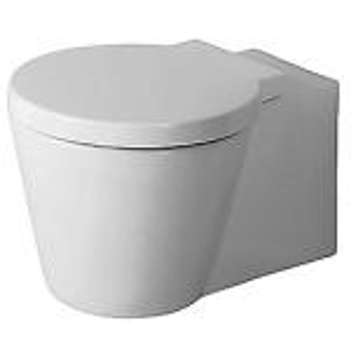 Duravit Starck 1 vægtoilet 4,5L 410x575mm med skjult montering og Wondergliss