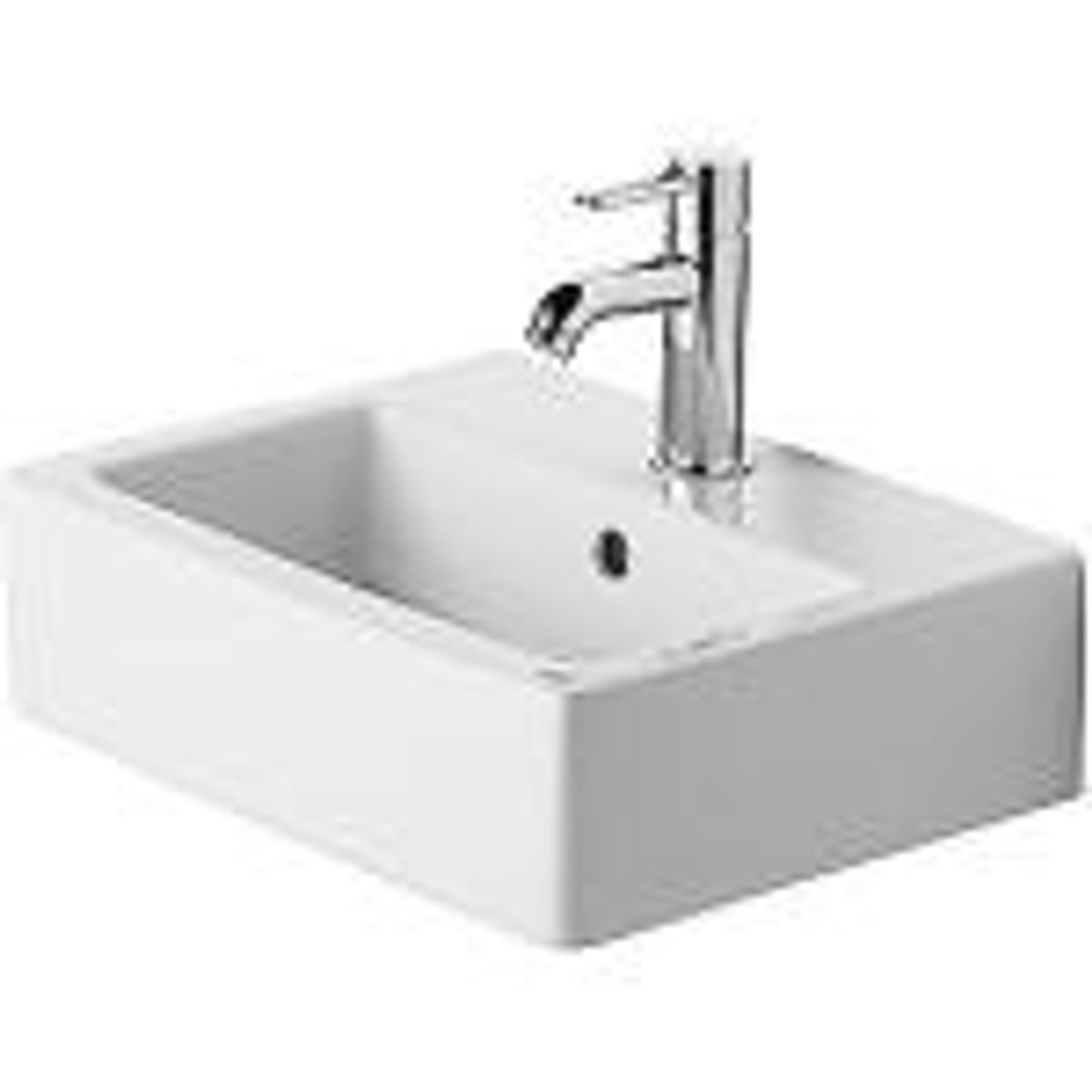 DURAVIT VERO HÅNDVASK WG 450X350 MM M/HANEHUL & OVERLØB