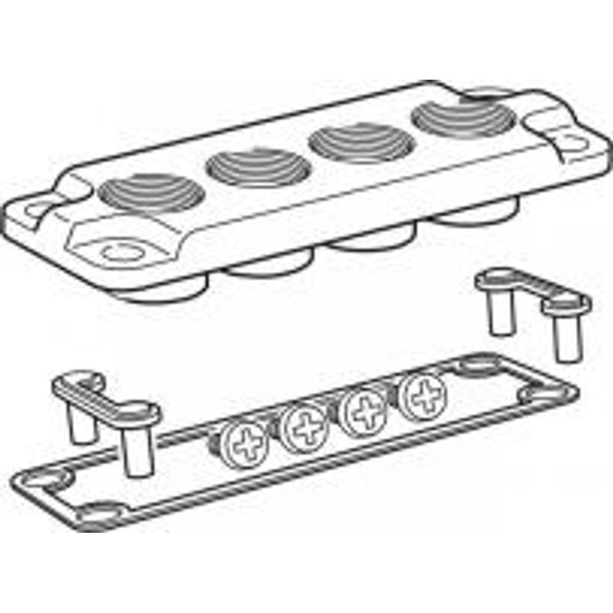 Flange mb10537-pm 1xpg29 komplet