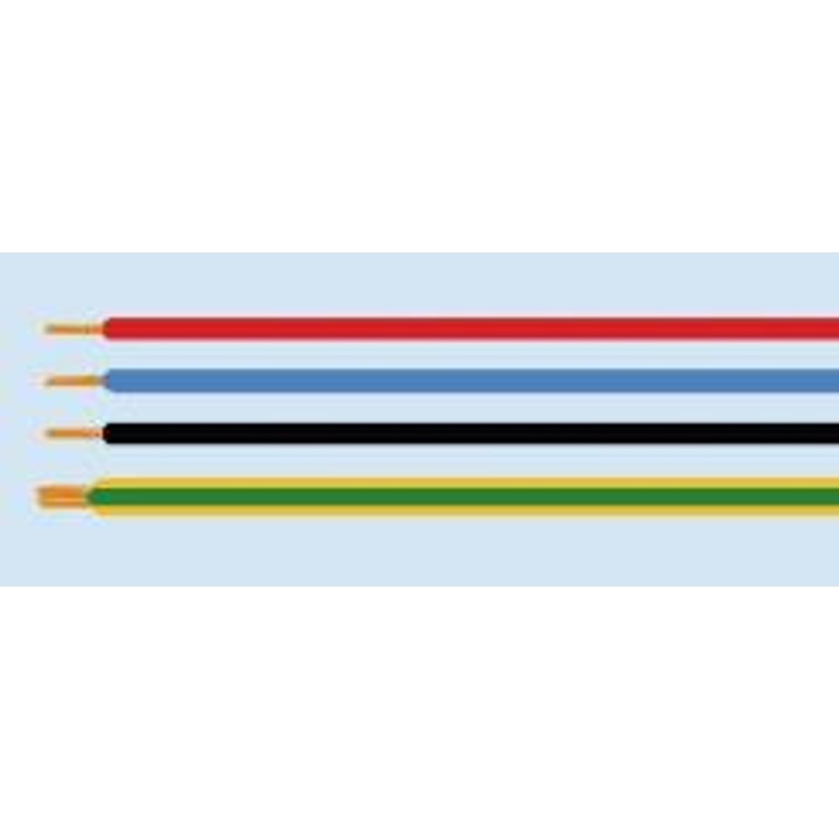 Ledning Pvt 1x4 Mm2 H07v2-k,sort 100sp