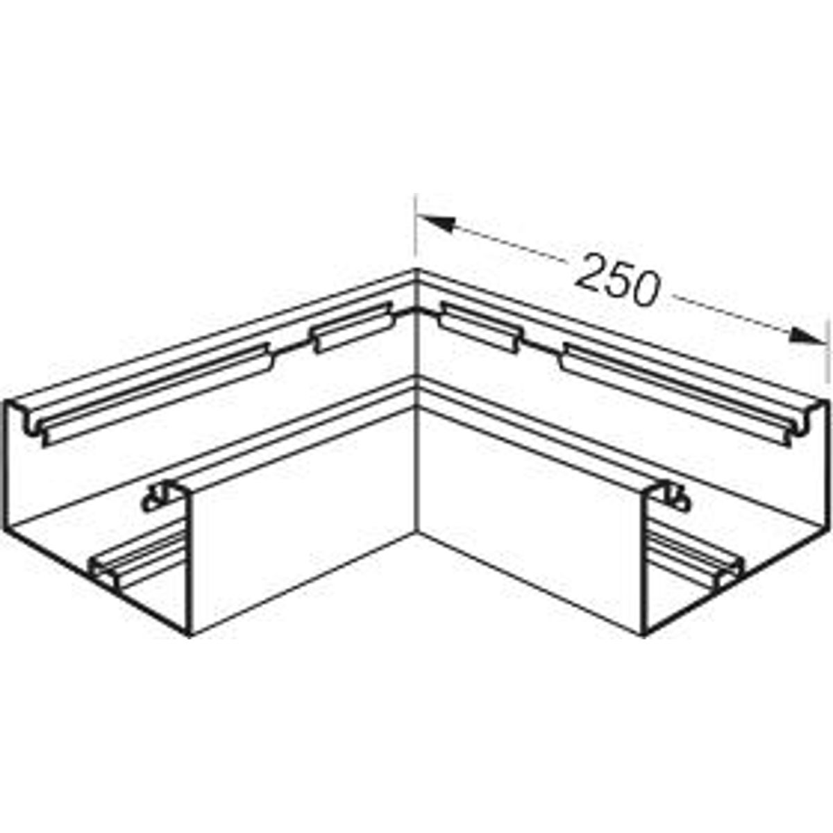 Tehalit Fladvinkel /BRA70132 alu, (68x130mm)