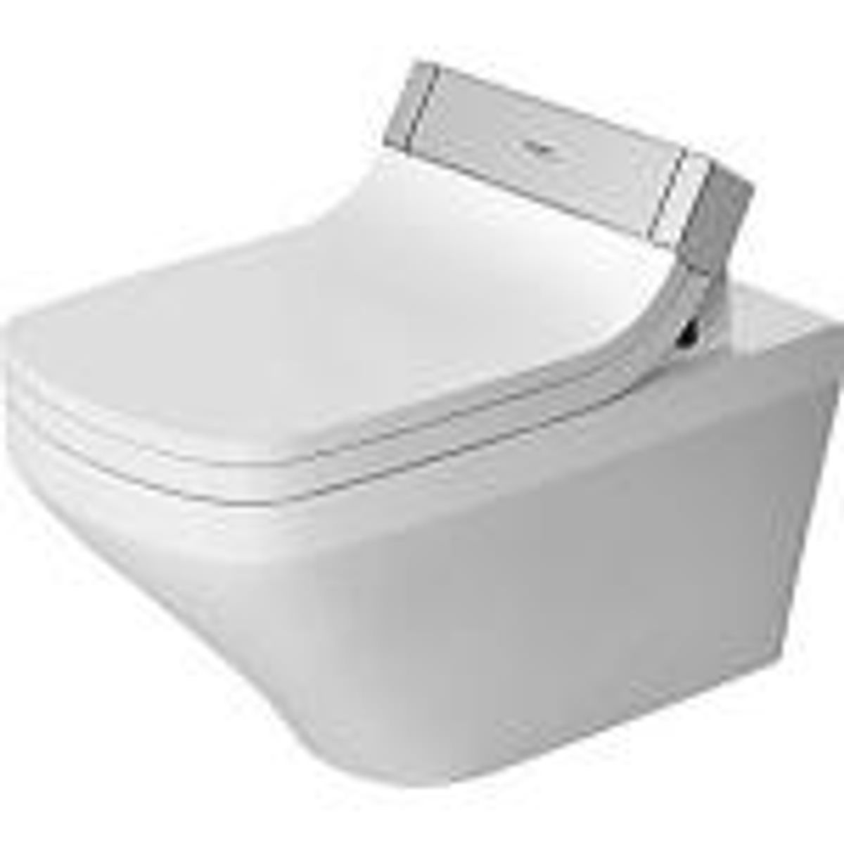 Duravit DuraStyle vægtoilet 4,5ltr. 370x620 mm, åben skyllerand. Wondergliss