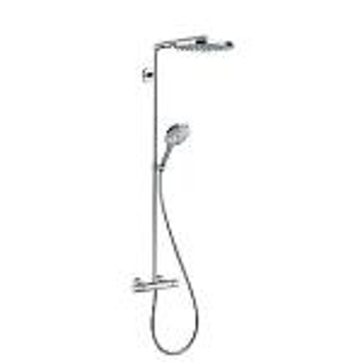 hansgrohe Raindance S showerpipe Select 2jet Ø240mm. Krom