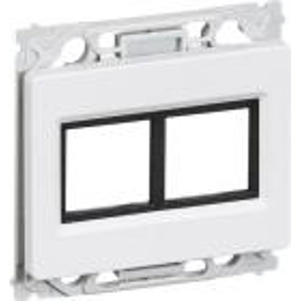 OPUS ® 66 DATAUDTAG FOR 2 X RJ45 HVID UDEN KONNEKTORER