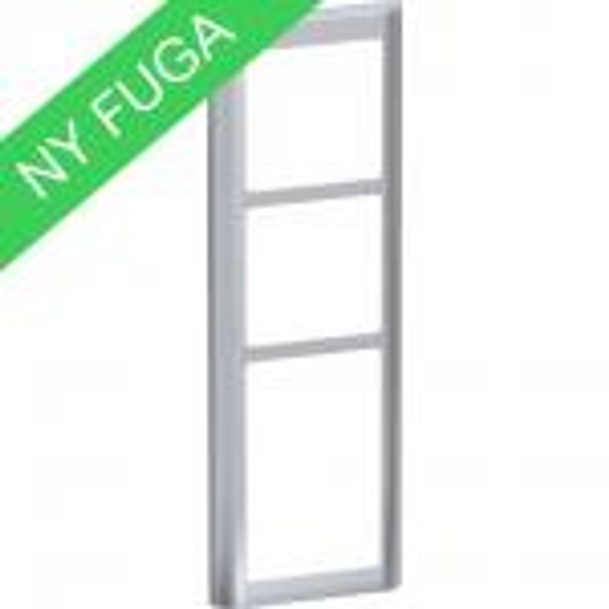 LK FUGA ® Design Ramme 63 Soft, 3,5 modul, stålmetallic