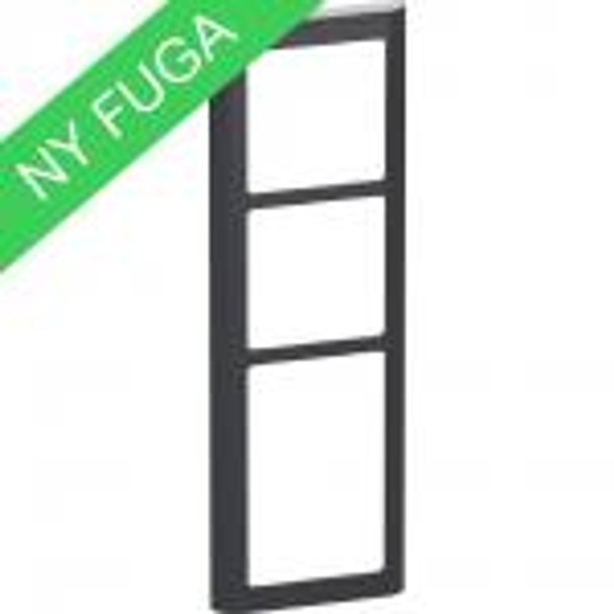 LK FUGA ® Design Ramme 63 Soft, 3,5 modul, koksgrå