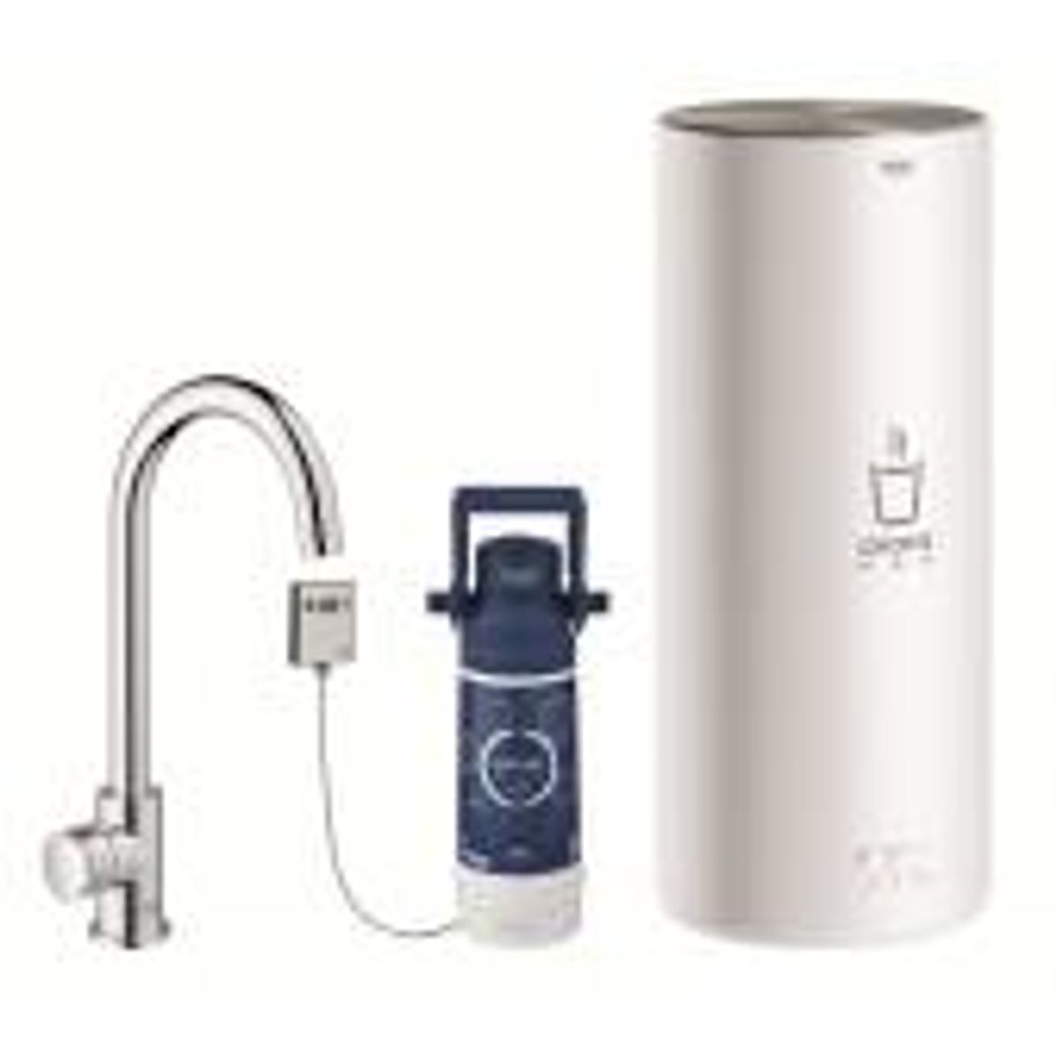 Grohe Red II Mono Køkkenarmatur med C-tud & kedel