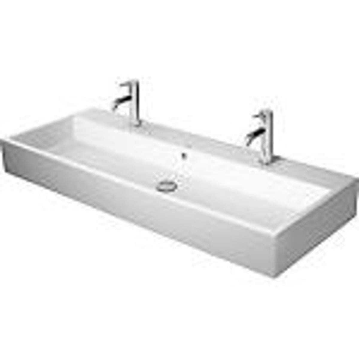 Duravit Vero Air håndvask 1200x470mm med 2 hanehuller med overløb