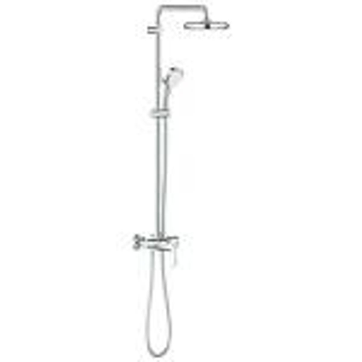 GROHE NTempCosmopolitan 210 brusesystem etgreb