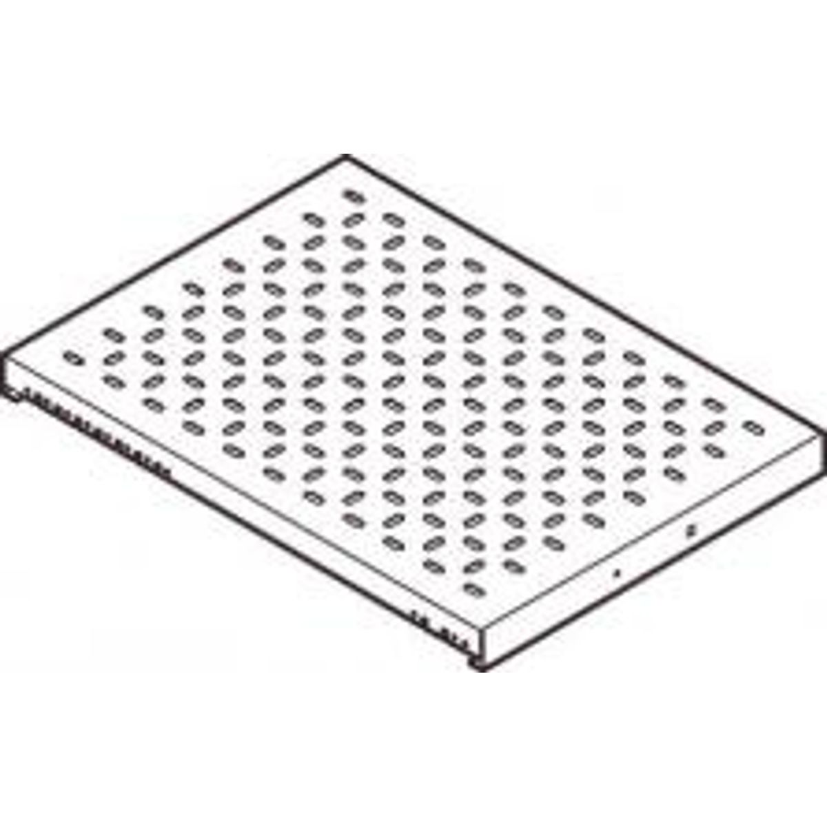 Hylde 19" 4 Pkt F Rack D=80 Kg