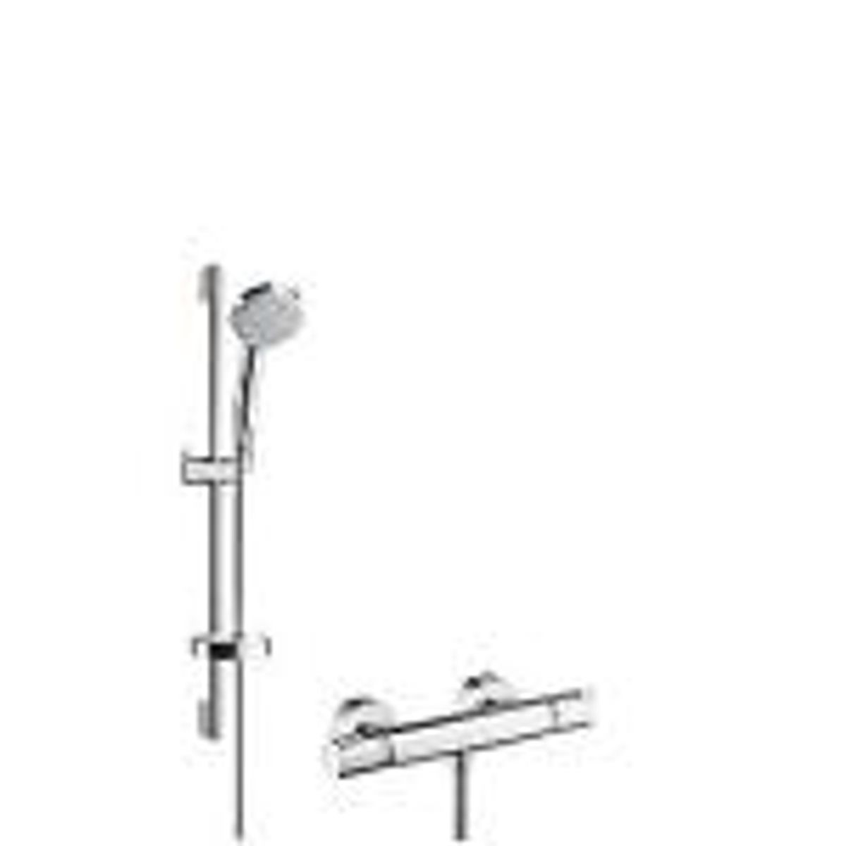 hansgrohe Croma 100 Eco. brusersystem Vario m/Ecostat Comfort termostat og bruserstang 65cm