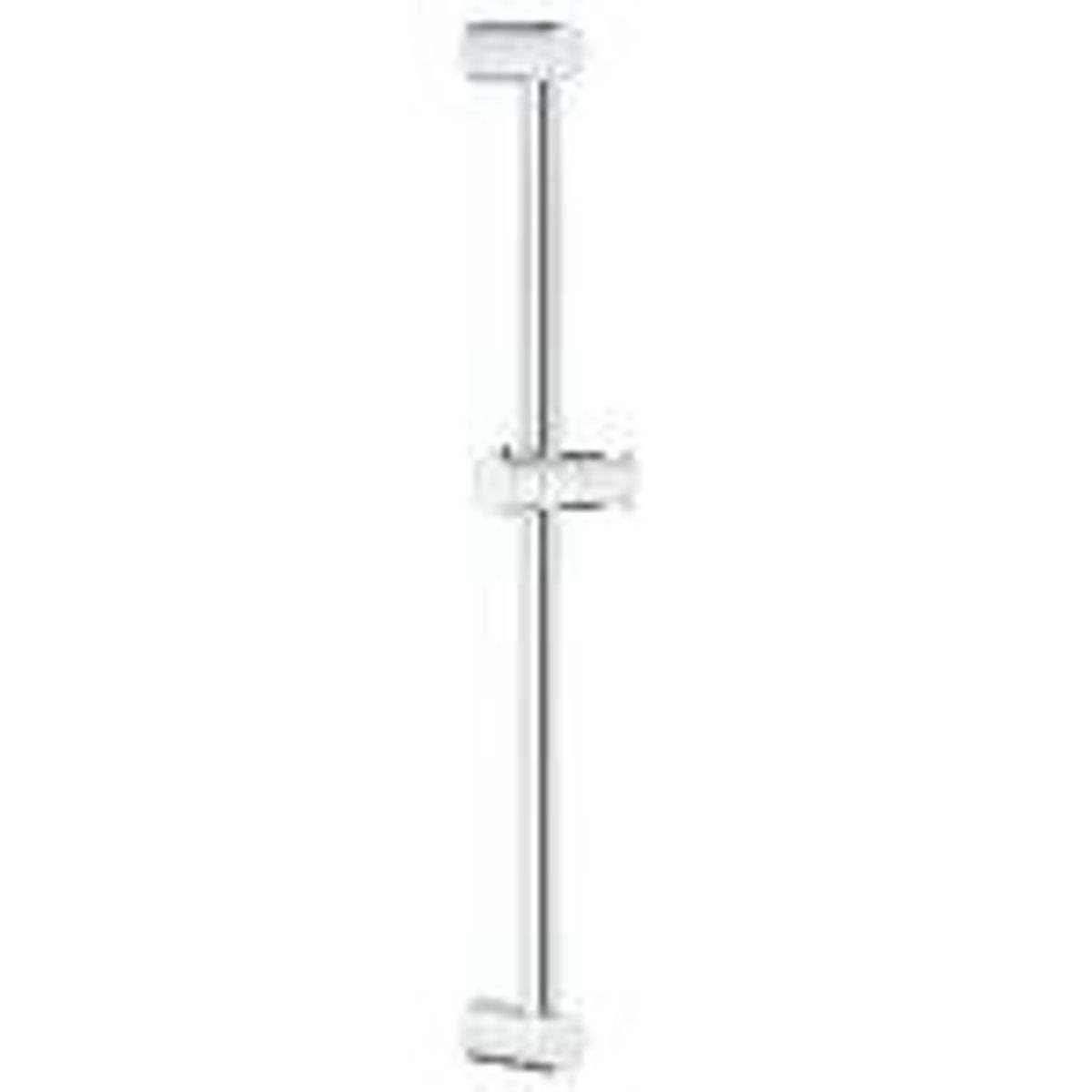 GROHE Tempesta Cosmopolitan Brusestang, 600 mm med vægholdere, glide- og ledstykke